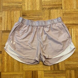 Under Armour Women's Athletic Shorts in Light Pink